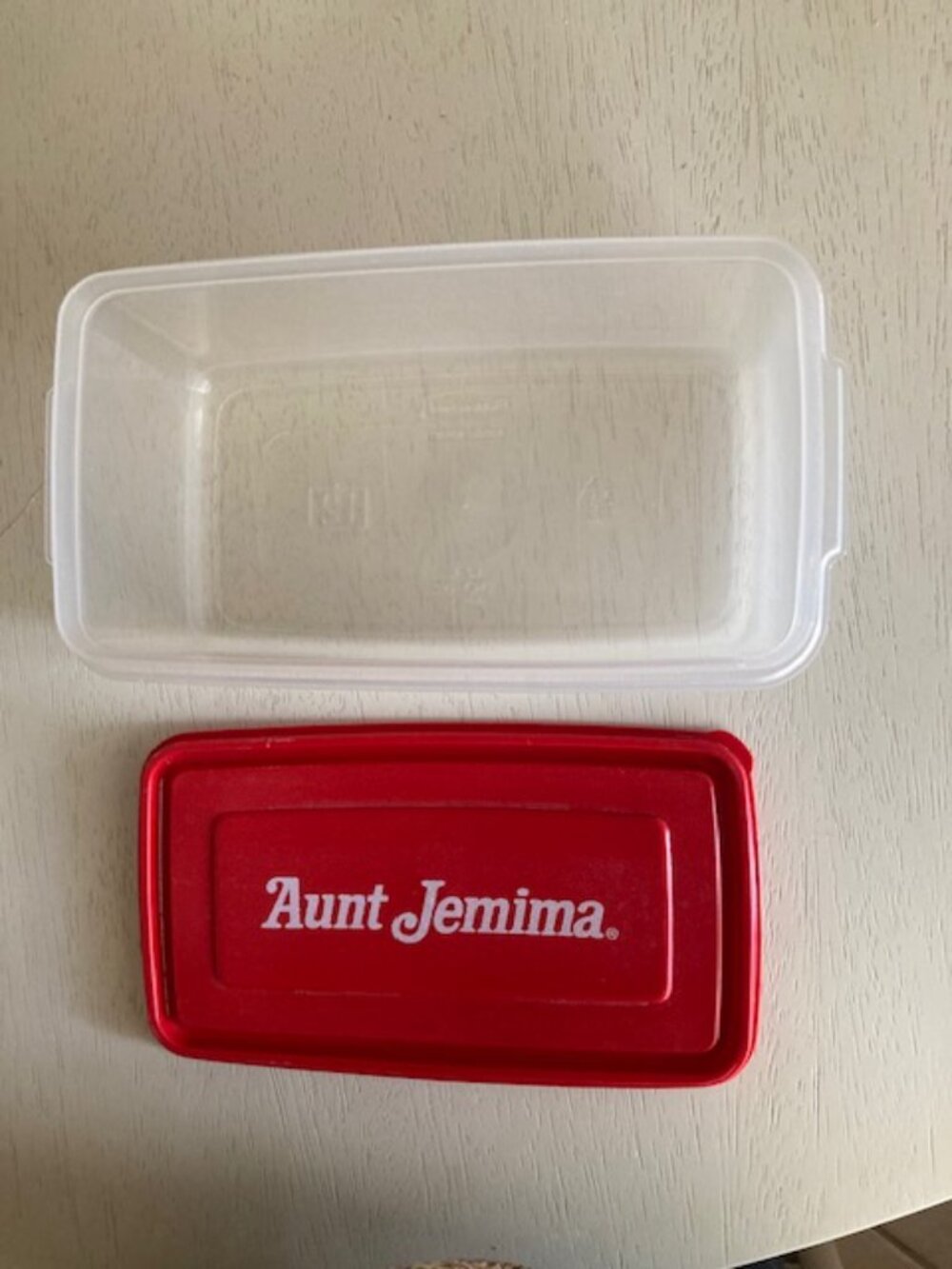 Vintage Rubbermaid Aunt Jemima Food Storage Container - Picture 6 of 6
